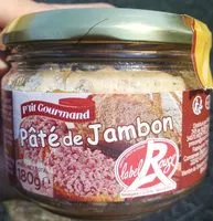 Mängden socker i Pâté de jambon
