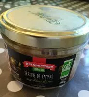 Mängden socker i Terrine de canard aux deux olives