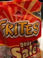 Mängden socker i Frites goût salé