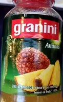 Mängden socker i Jus d'ananas à base de jus concentré