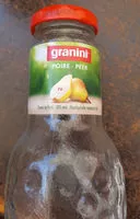 Mängden socker i Granini poire