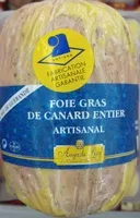 Mängden socker i Foie gras de canard entier artisanal