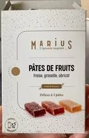 Mängden socker i Pâtes de fruits