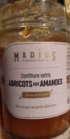 Mängden socker i Confiture extra abricots aux amandes