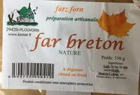 Mängden socker i Far Breton Nature