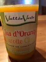 Mängden socker i Jus d'Orange-Carotte-Citron à base de concentré