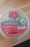 Mängden socker i Olives vertes dénoyautées basilic