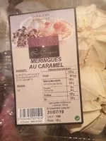 Mängden socker i Meringues au Caramel