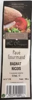Mängden socker i Pave gourmand bagnat nicois