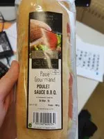 Mängden socker i Pavé gourmand jambon de poulet crudité