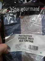 Mängden socker i Pavé gourmand poulet roti sauce caesar