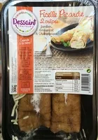 Mängden socker i Ficelle Picarde 2 crêpes Jambon, Emmental & Champignons