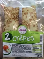Mängden socker i 2 Crêpes Pommes