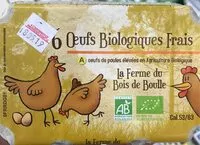 Mängden socker i 6 oeufs biologiques frais