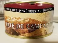 Mängden socker i Pâté de campagne