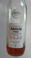 Mängden socker i Pour jus artisanal de Raisin Rosé