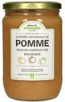 Mängden socker i La purée artisanale de pomme