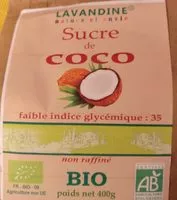 Mängden socker i Sucre de noix de coco bio