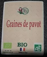 Mängden socker i Graines de pavots