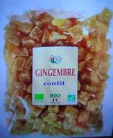 Mängden socker i Gingembre confit bio