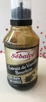 Mängden socker i Extrait de vanille bourbon