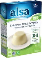 Mängden socker i Entremets flan à la vanille Bio