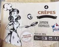 Mängden socker i Crepes jambon fromages