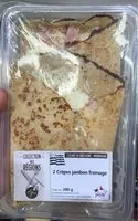 Mängden socker i Crêpes Jambon Fromage