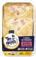 Mängden socker i Crêpes jambon fromage 2 x 120 g