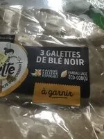Mängden socker i Galettes farine de blé noir agriethique 3 x 60 g