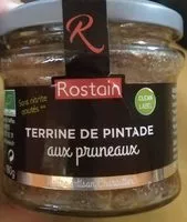 Mängden socker i Terrine de pintade aux pruneaux