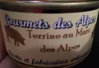 Mängden socker i Terrine au marc des Alpes