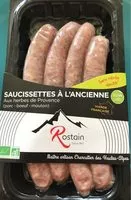 Mängden socker i Saucissettes à l'Ancienne aux Herbes de Provence