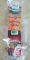 Mängden socker i Saucisse seche