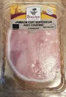 Mängden socker i Jambon cuit supérieur avec couenne