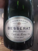 Mängden socker i Champagne cuvée des moines extra brut
