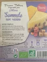 Mängden socker i Preparation Pour Gateau Semoule Aux Raisins