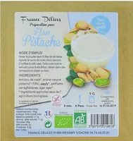 Mängden socker i Flan à la Pistache