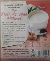 Mängden socker i Préparation pour flan noix de coco