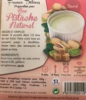 Mängden socker i Flan Pistache naturel