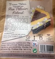 Mängden socker i Préparation Flan Pâtissier Naturel