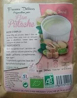 Mängden socker i Flan Pistache sucré