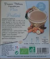 Mängden socker i Flan praliné