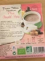 Mängden socker i Flan chocolat/poire