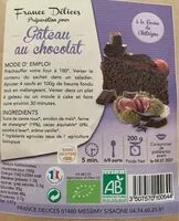 Mängden socker i Gâteau au chocolat