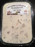 Mängden socker i Blanquette de veau