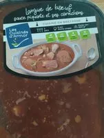 Mängden socker i Langue de boeuf sauce piquante