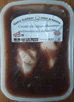 Mängden socker i cuisse de lapin chasseur mitonnée à l'échalote