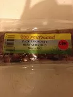 Mängden socker i Pâté croûte bloc