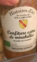 Mängden socker i Confiture mirabelle